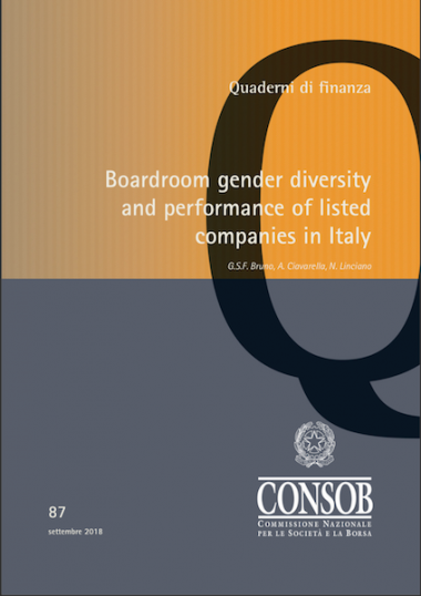 Gender diversity e performance delle società quotate in Italia